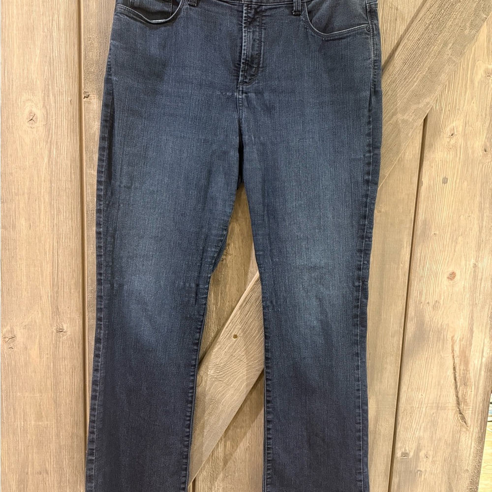 NYDJ Dark Wash Straight Leg Jeans